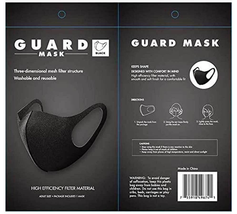 Allure Guard Face Mask for $3.99