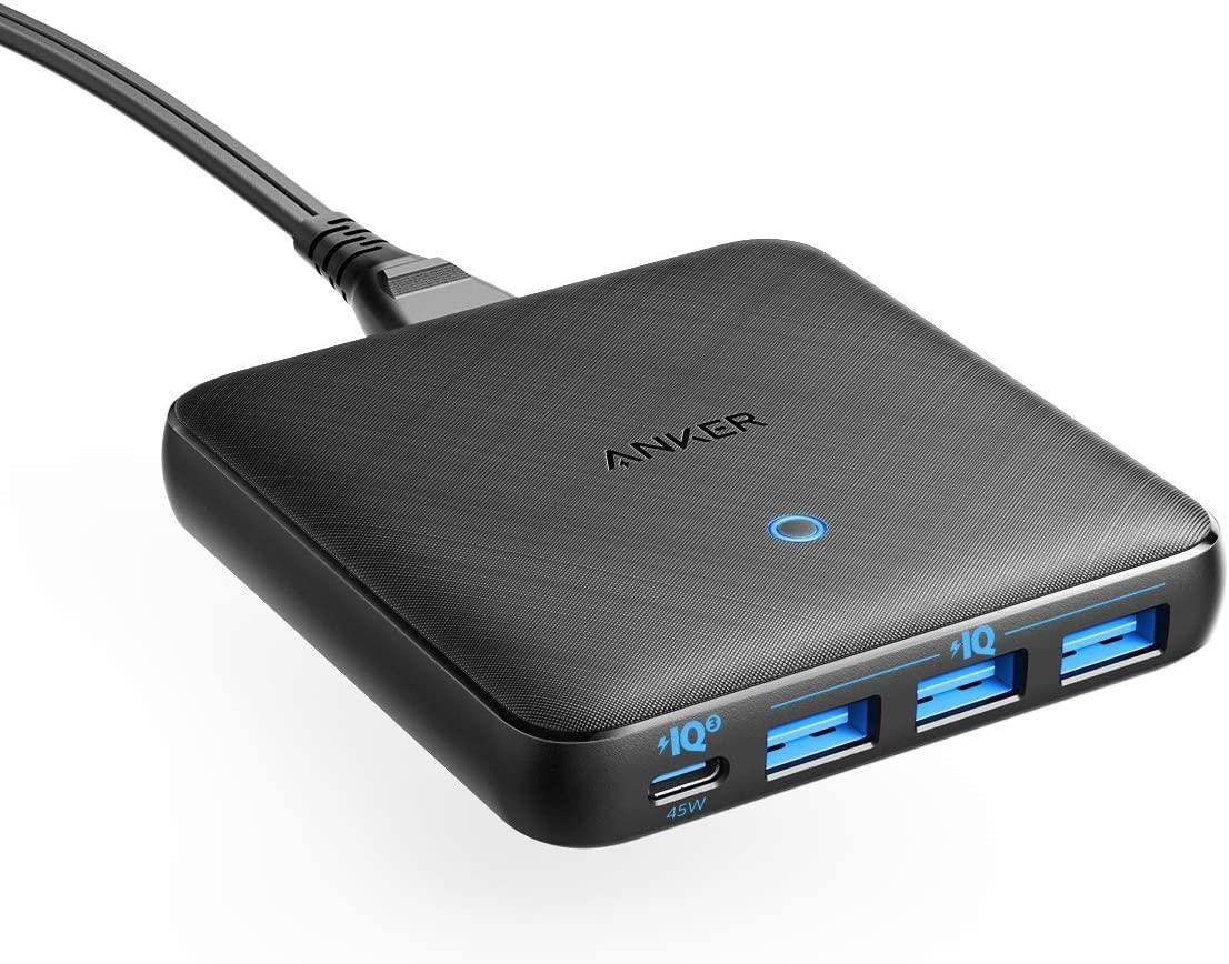 Anker PowerPort Atom III 45W 4-Port USB-C and USB-A Slim Wall Charger for $37.99 Ship