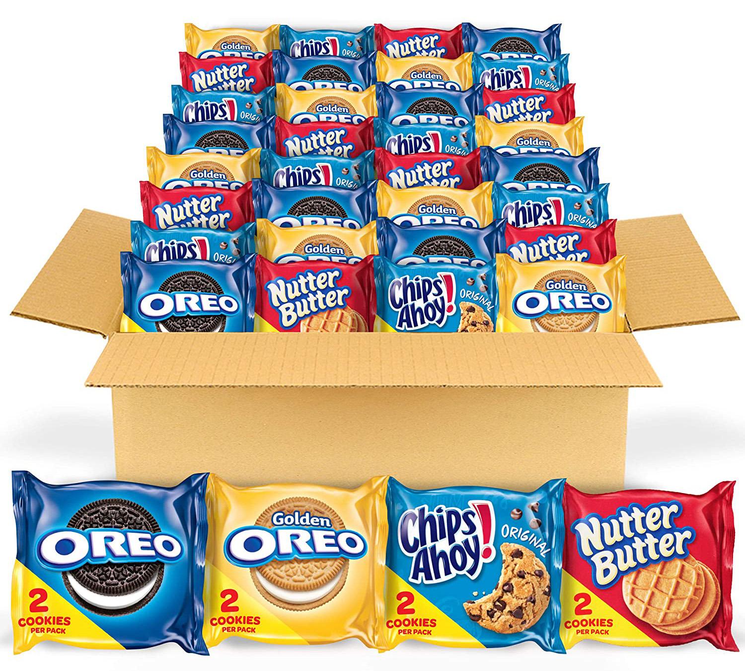 56 Nabisco 2-Cookie Snacks Variety Pack for $11.88