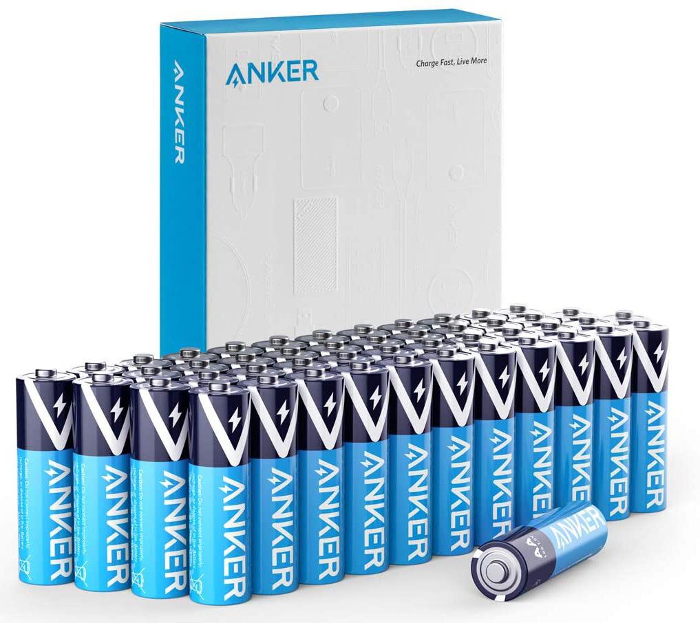 48  Anker Alkaline AA Batteries for $12.34 Shipped