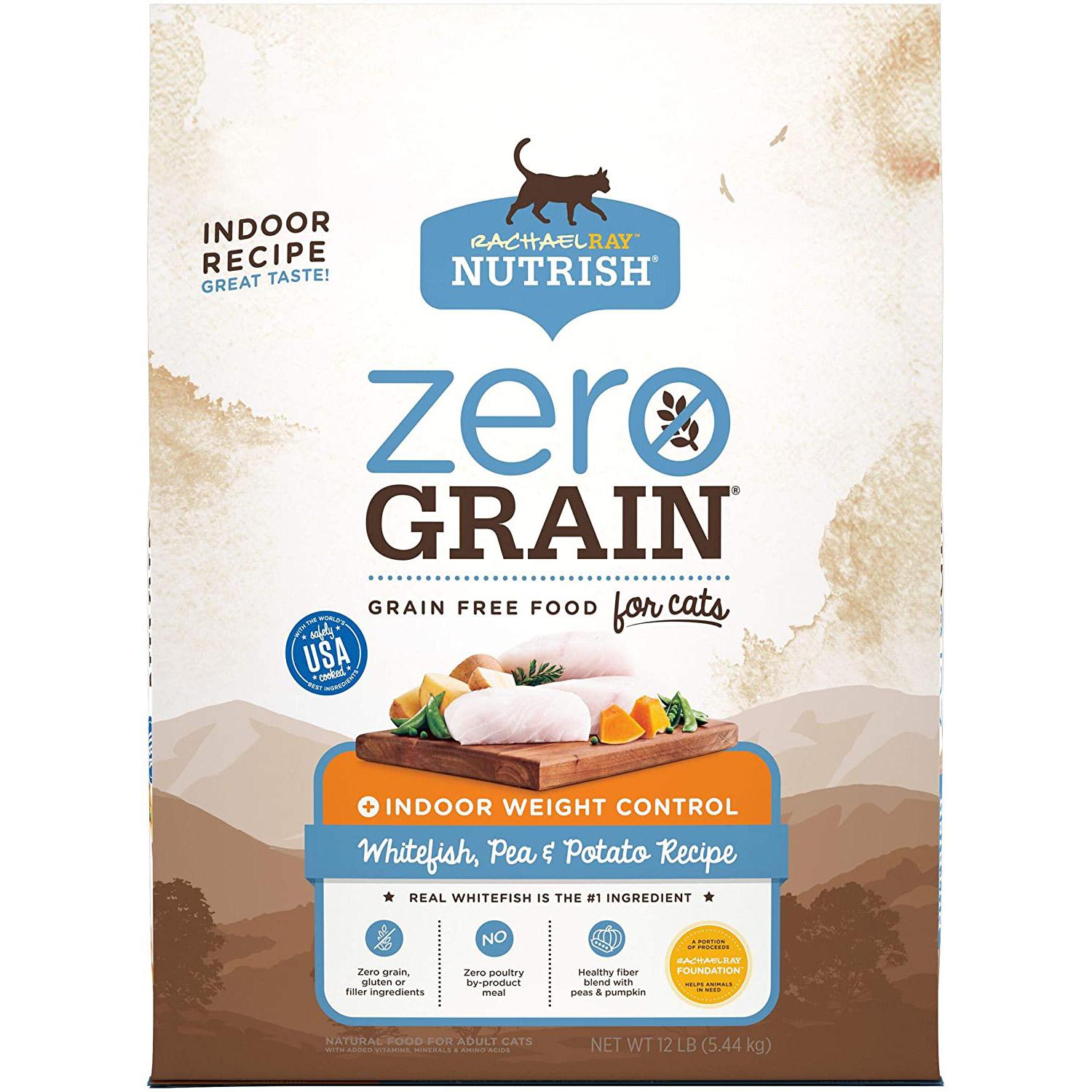 Rachael Ray Nutrish Zero Grain Indoor Weight Control Dry Cat for $11.69 Shipped