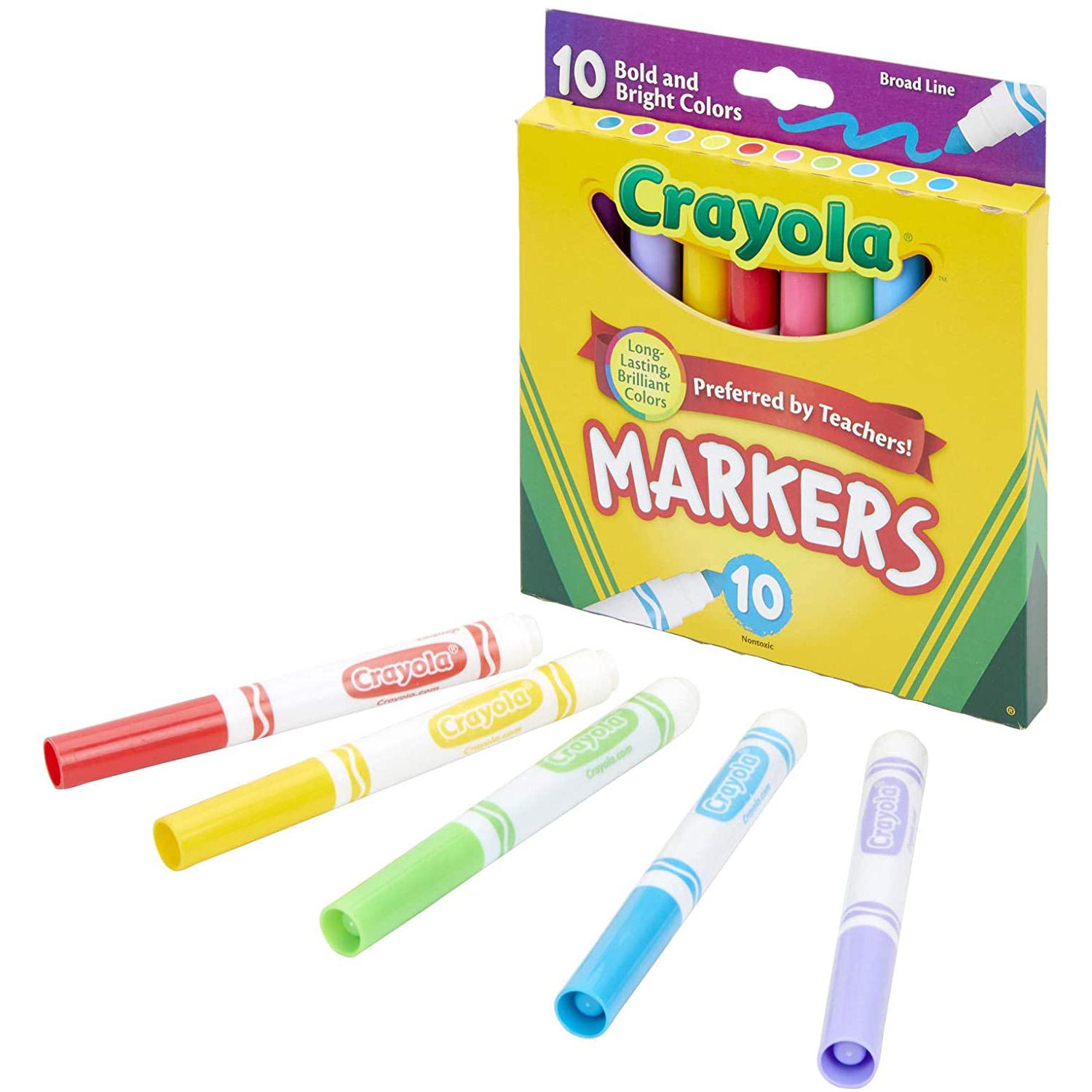 12 Crayola Markers Assorted Colors Bonus Pack for $0.97 Shipped