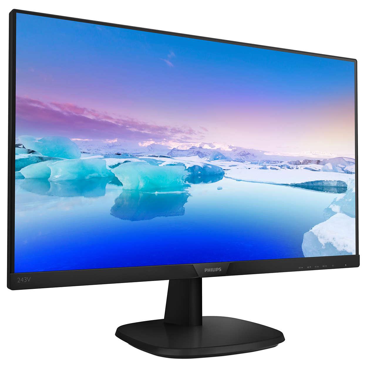 24in Philips 243V7QJAB V-Line 1080p IPS LCD Monitor for $89.99 Shipped