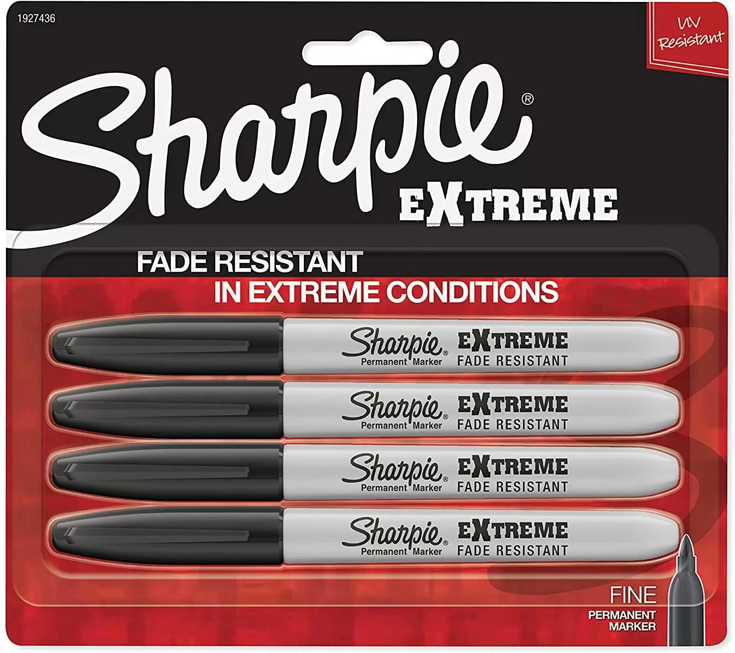 4 Sharpie Extreme Fade Resistant Permanent Markers for $2.97