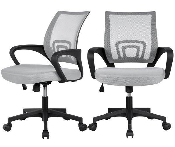 2 Mesh Office Chair Support Desk Chairs for $80 Shipped