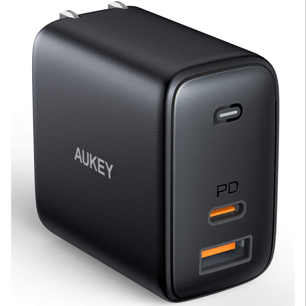 Aukey 65W GaN Omnia USB-C and USB-A Wall Charger for $26.59 Shipped
