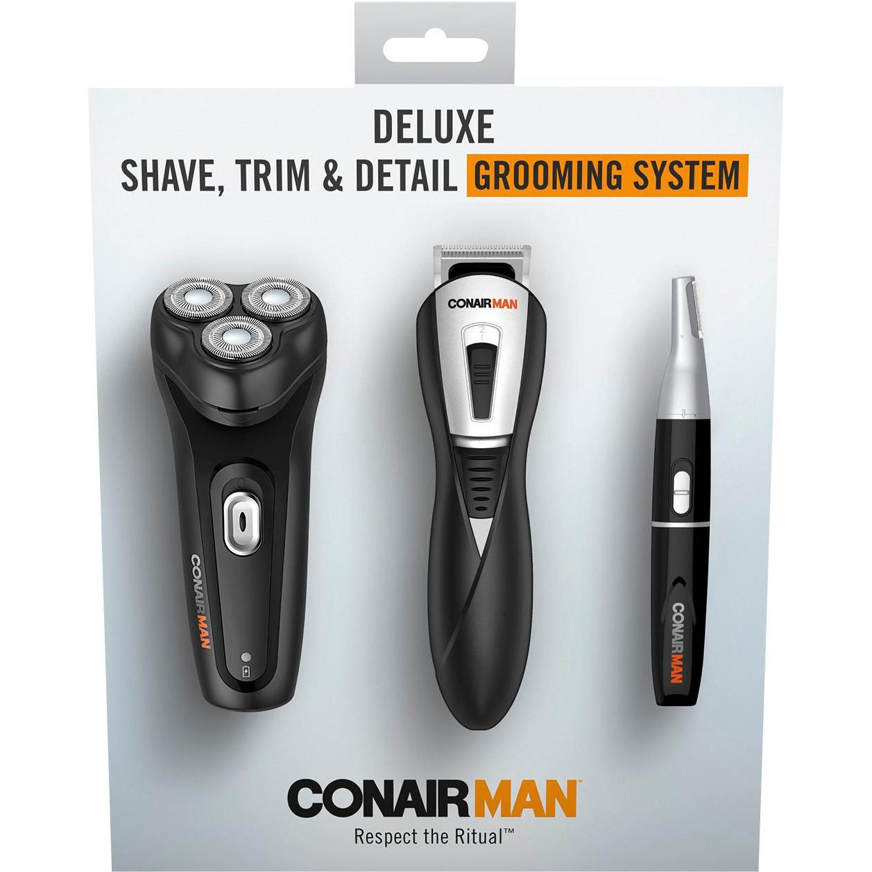 Conair GK20 ConairMan Deluxe Electric Shaver for $29.99