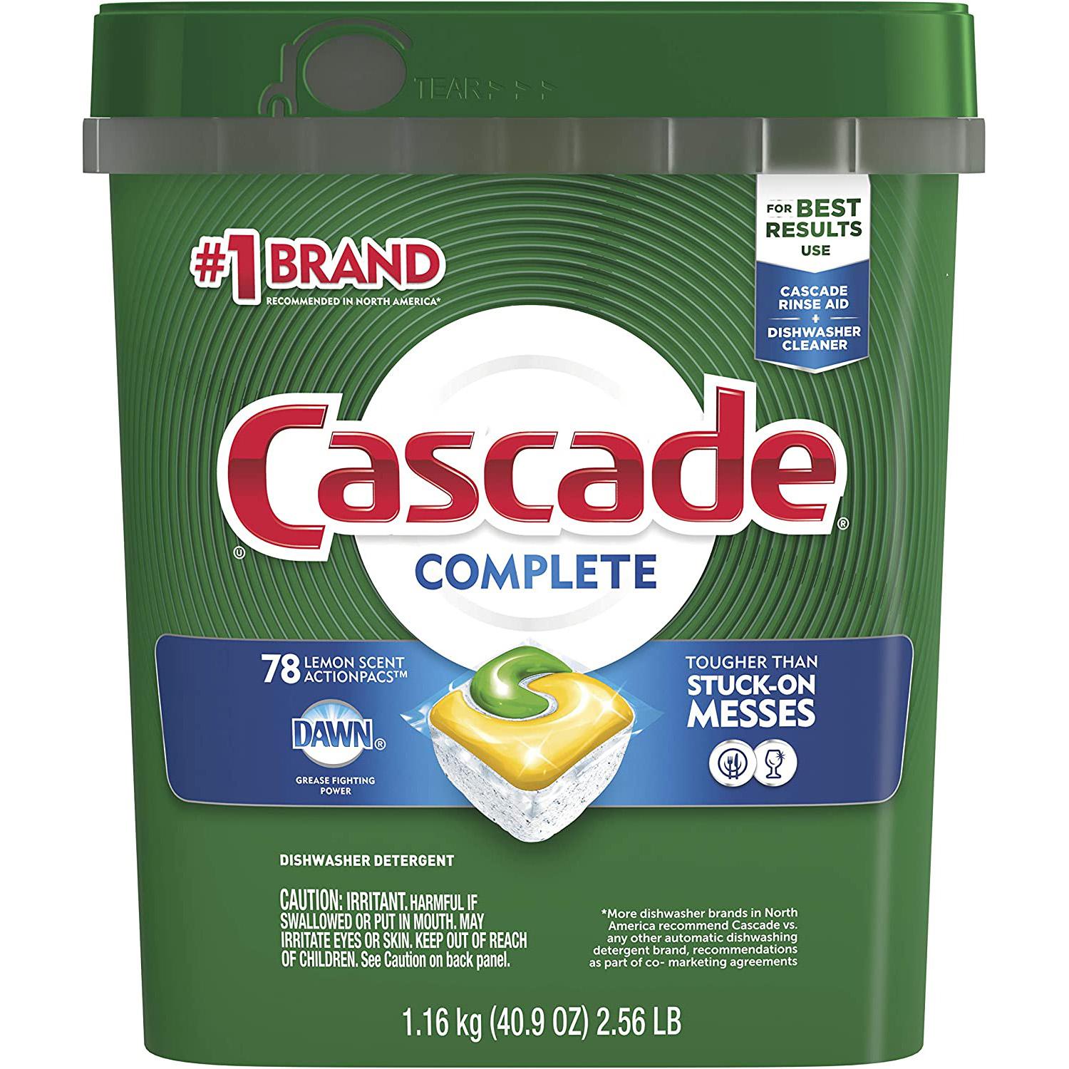 234 Cascade Complete ActionPacs Dishwasher Detergent for $34.32 Shipped