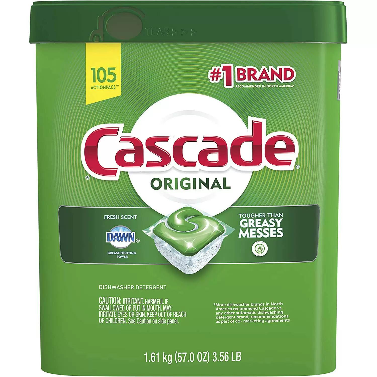 315 Cascade Original ActionPacs Dishwasher Detergent for $37.95 Shipped