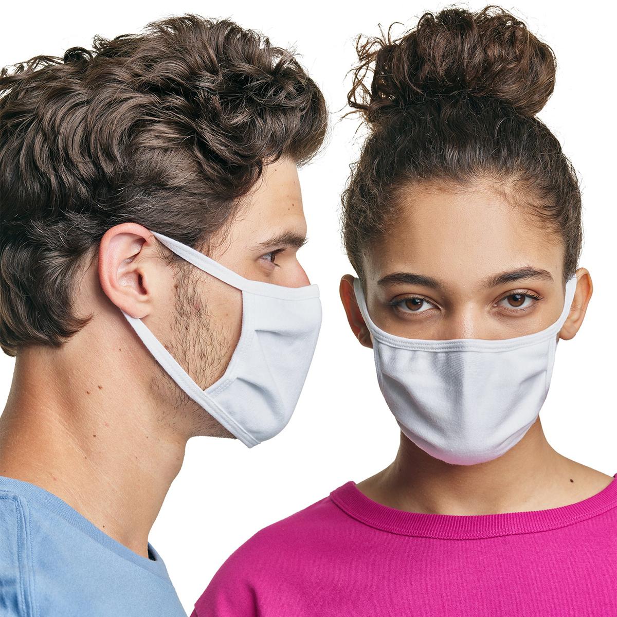 10 Hanes Wicking Cool Comfort Cotton 3-Ply Reusable Masks for $13.13 Shipped