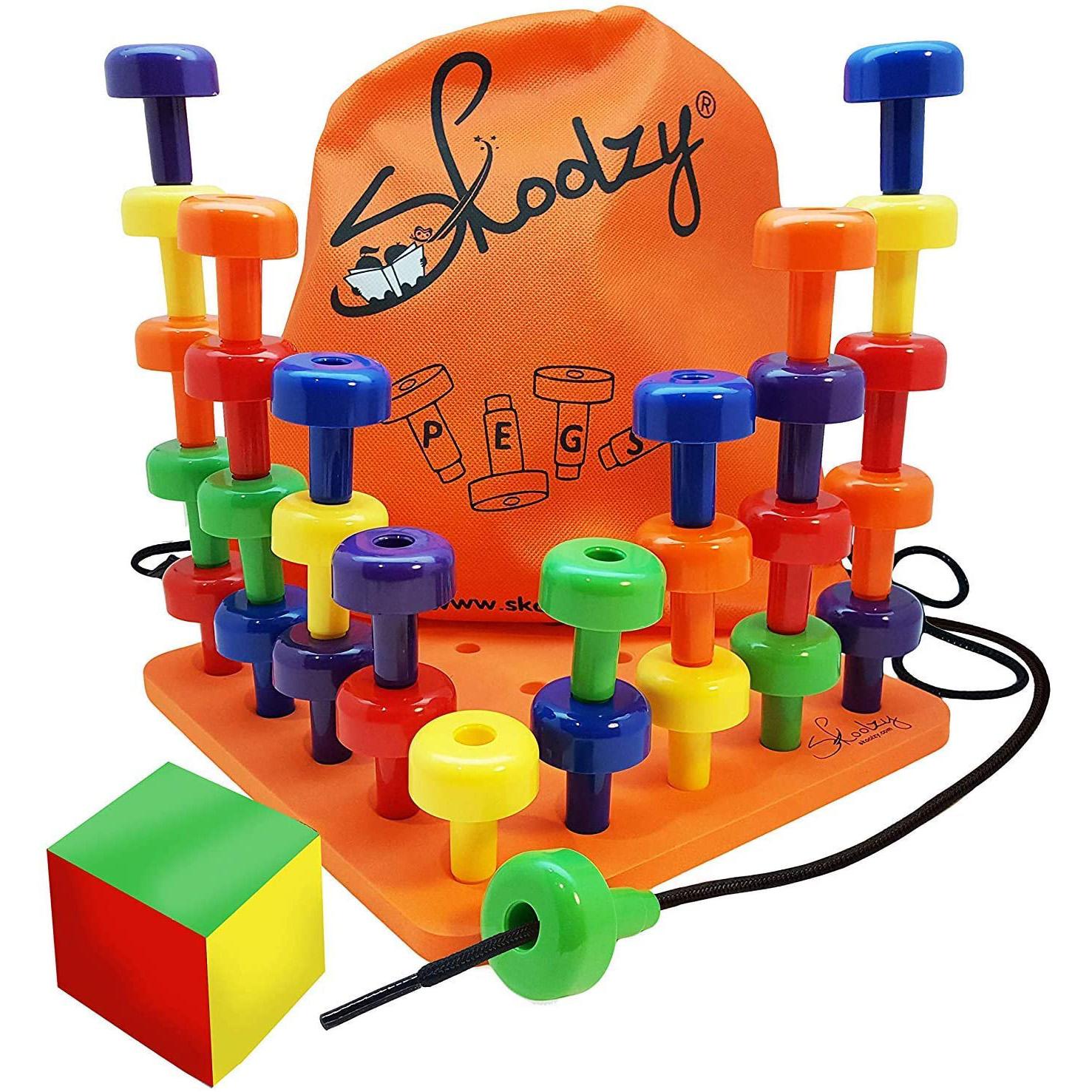 Skoolzy Peg Board Set for $12.21