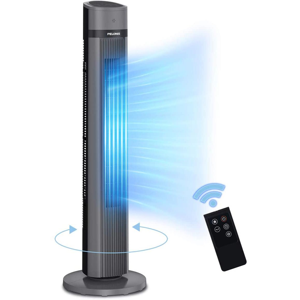 Pelonis Electric Oscillating Stand Up Tower Fan for $31.99 Shipped