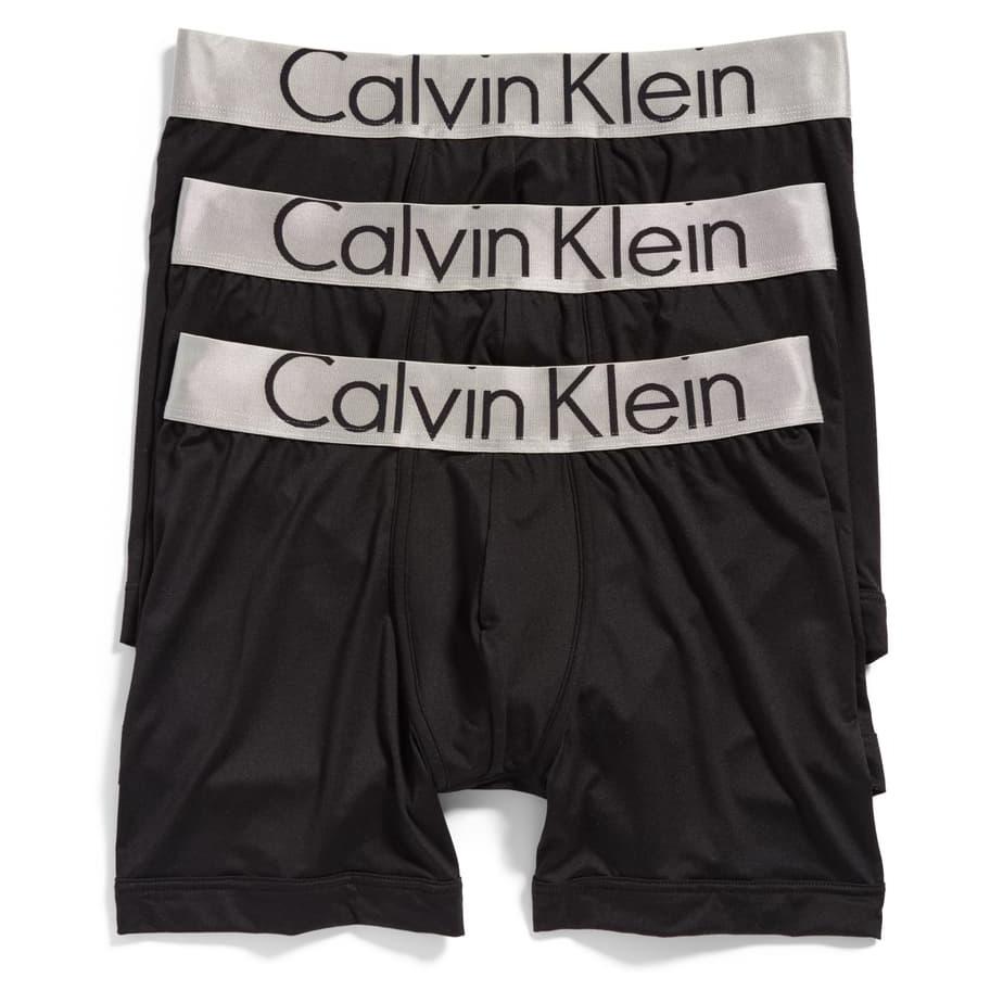 3-Pack Mens Calvin Klein Steel Micro Boxer Briefs for $20.82