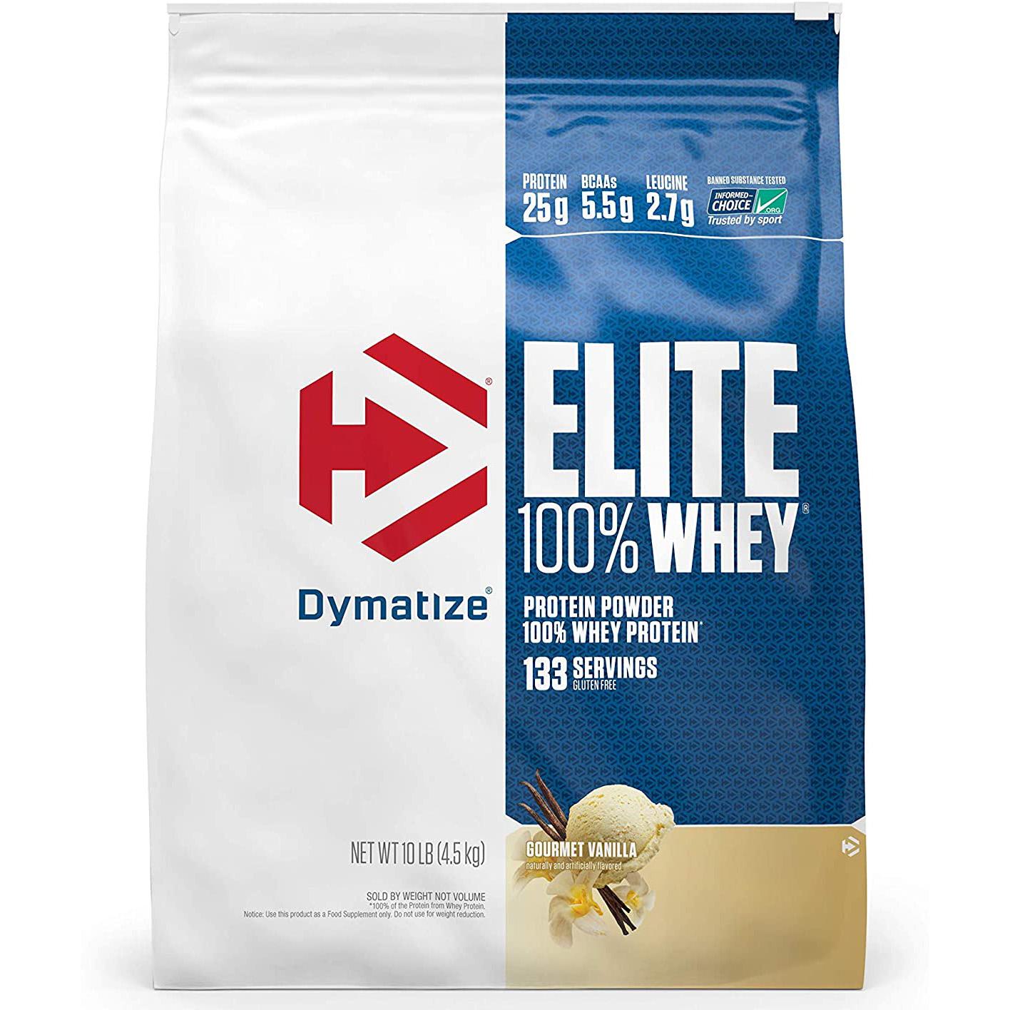10Lbs Dymatize Elite Whey Protein Powder for $54.06 Shipped