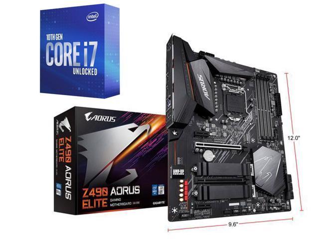 Gigabyte Z490 Aorus Elite Motherboard with Intel i7-10700K CPU for $559.98 Shipped