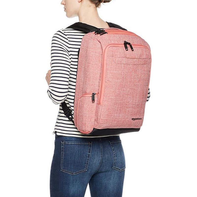 AmazonBasics Slim Carry On Travel Backpack for 21.98