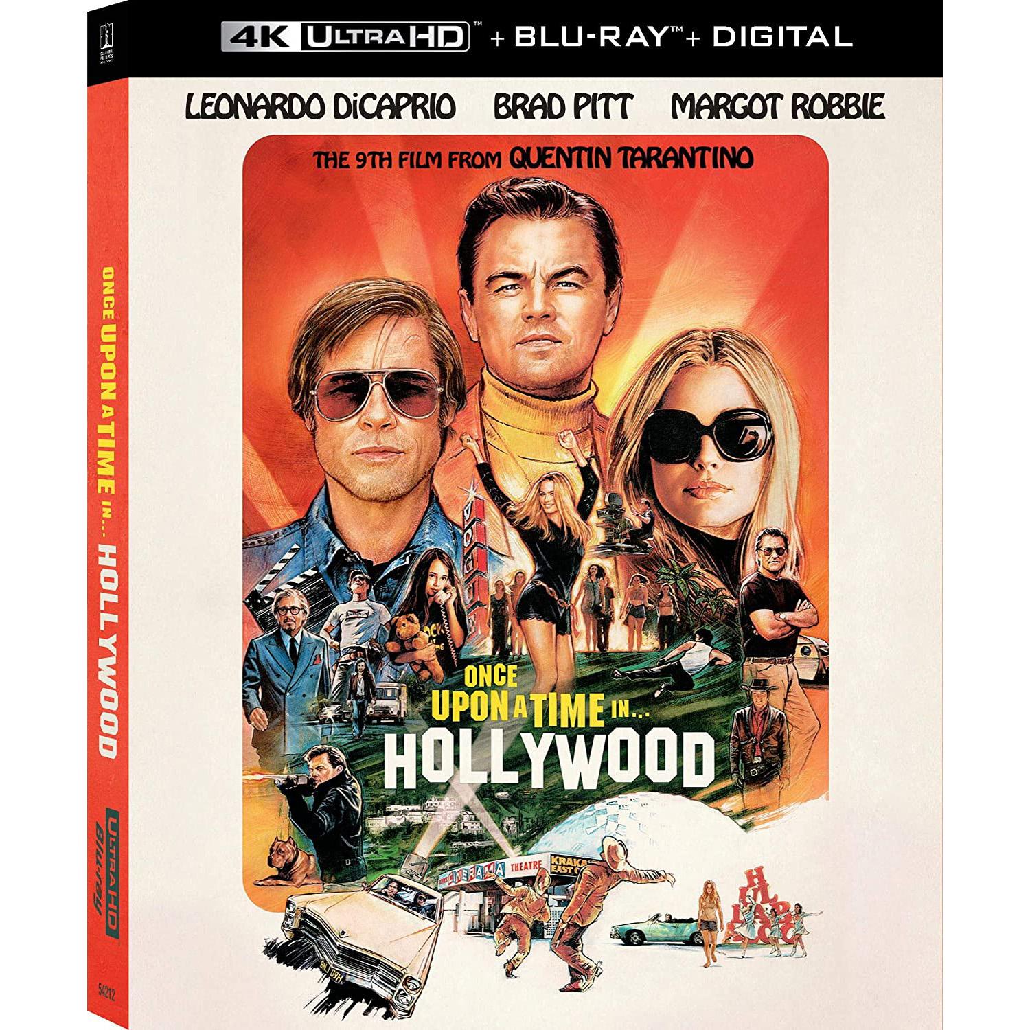 Once Upon a Time in Hollywood or Zombieland 4K Blu-ray for $15