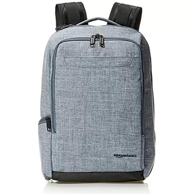 AmazonBasics Black Slim Carry On Travel Backpack for 16.10
