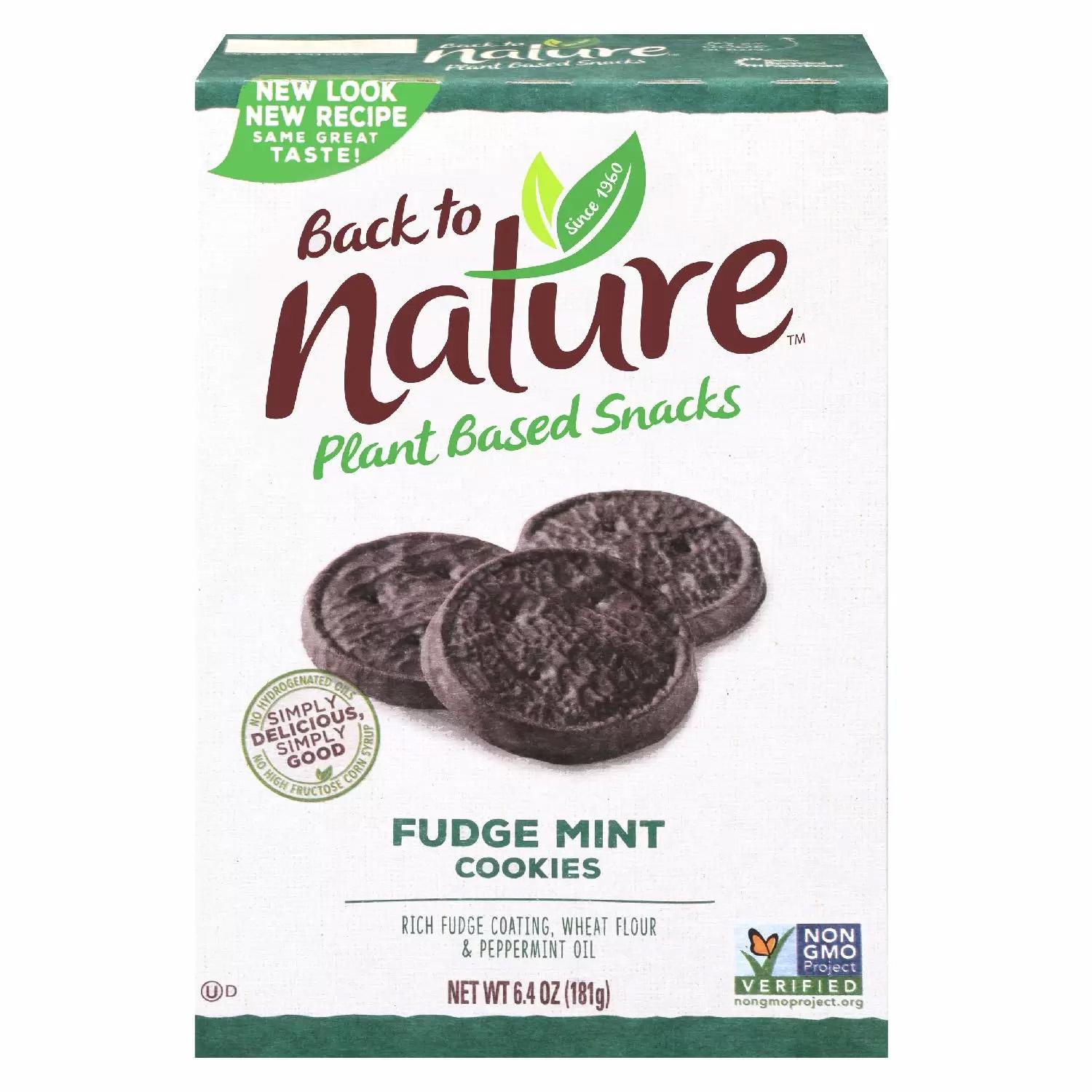 Back to Nature Fudge Mint Cookies for $2.79