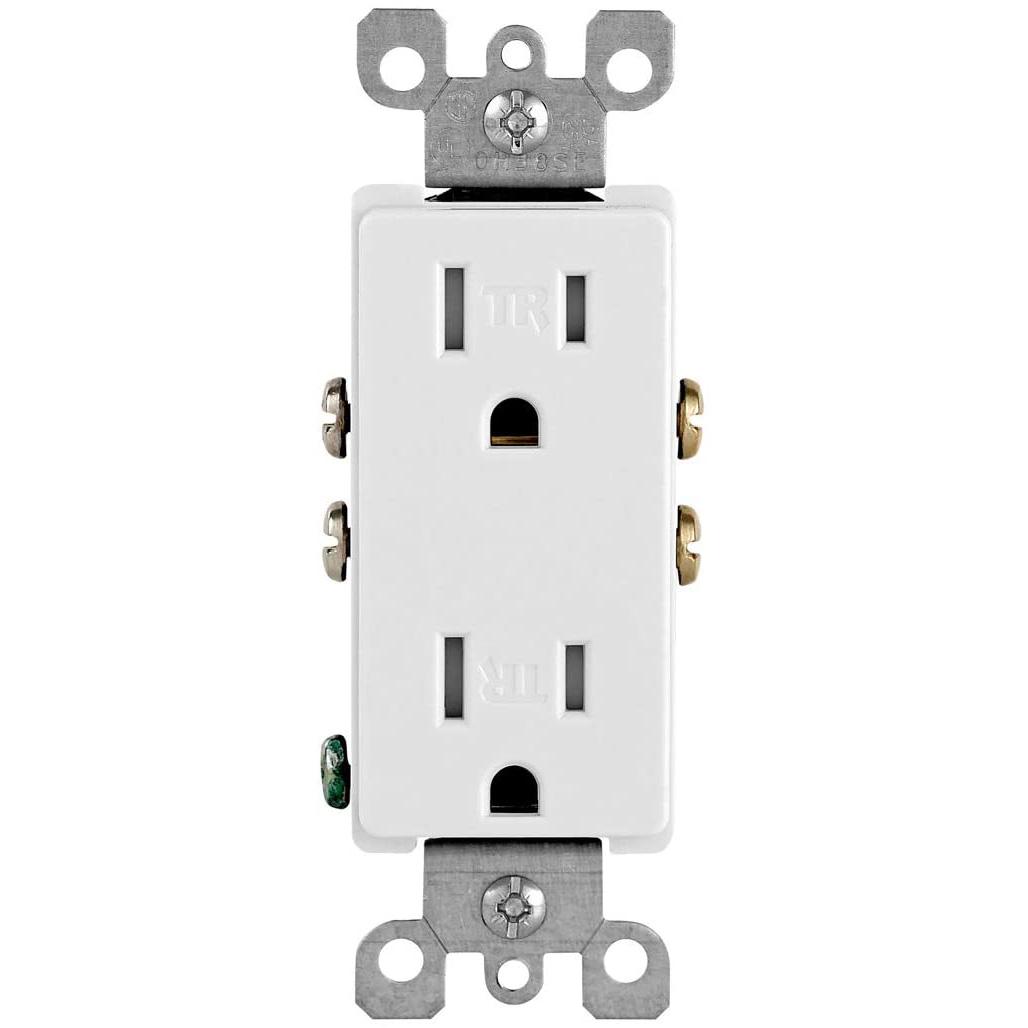 10 Leviton 15A Duplex Resistant Outlets for $18.60