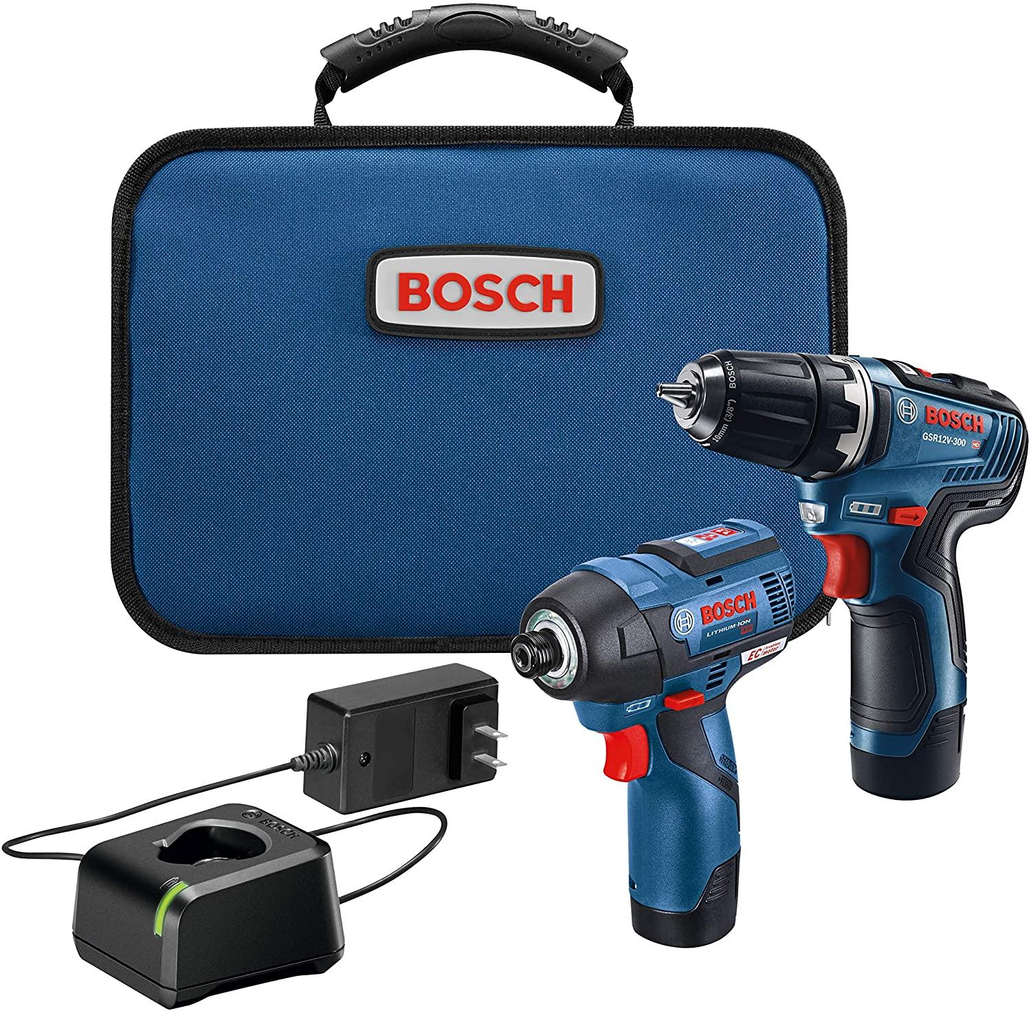 Bosch 12V Max 2-Tool Brushless Drill Driver Combo Kit for $139.30 Shipped