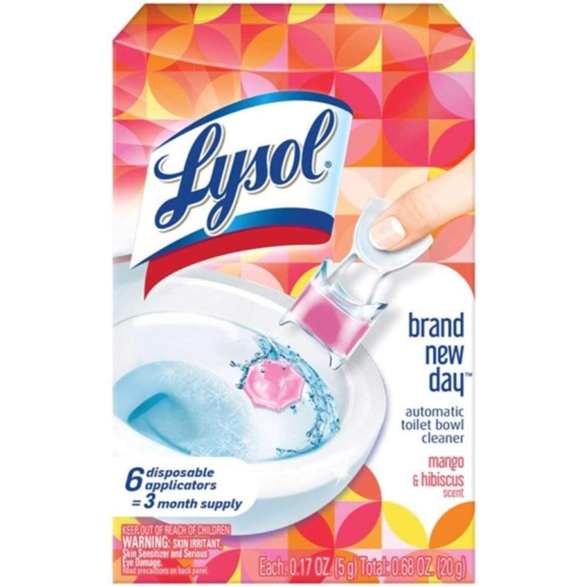 6 Lysol Automatic Toilet Bowl Cleaner for $3.97