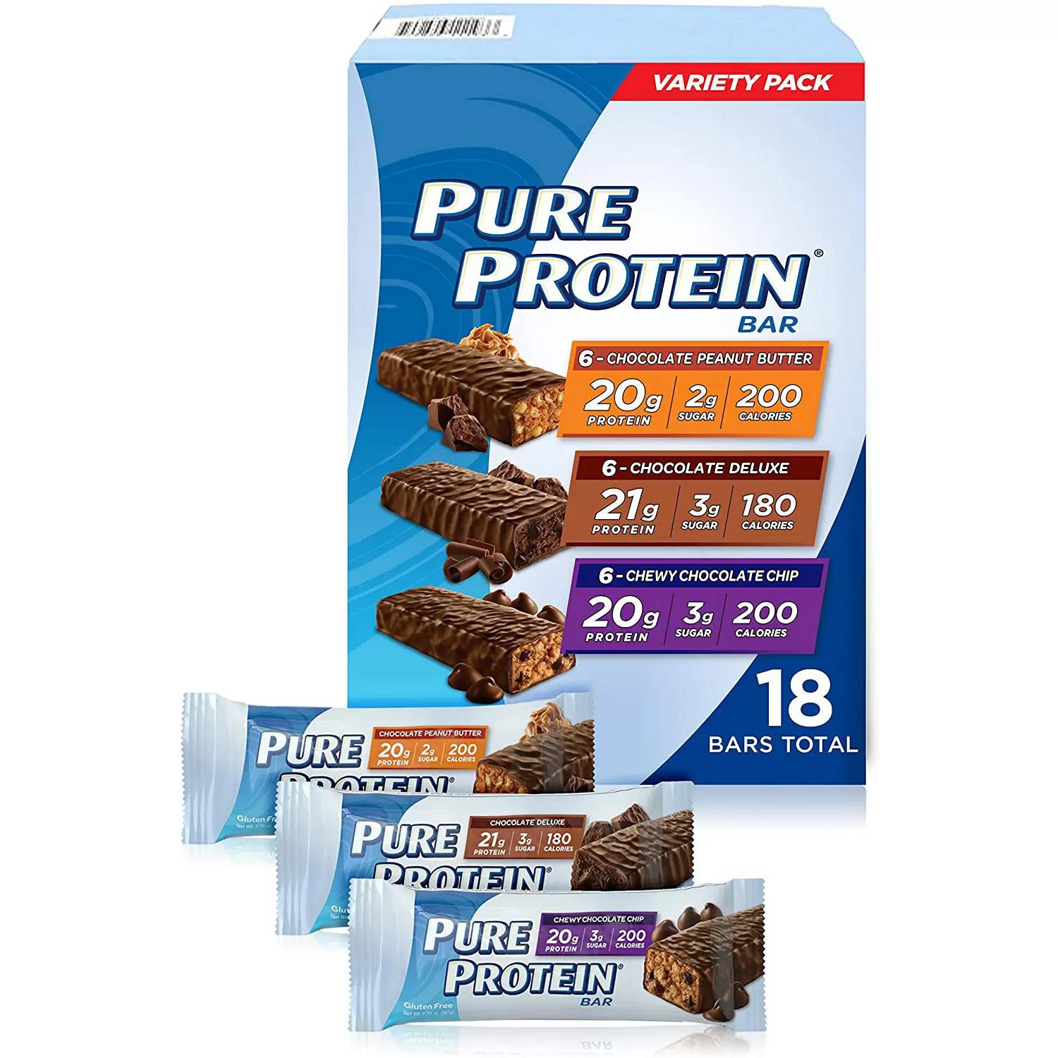 18 Pure Protein High Protein Bars for $11.18 Shipped