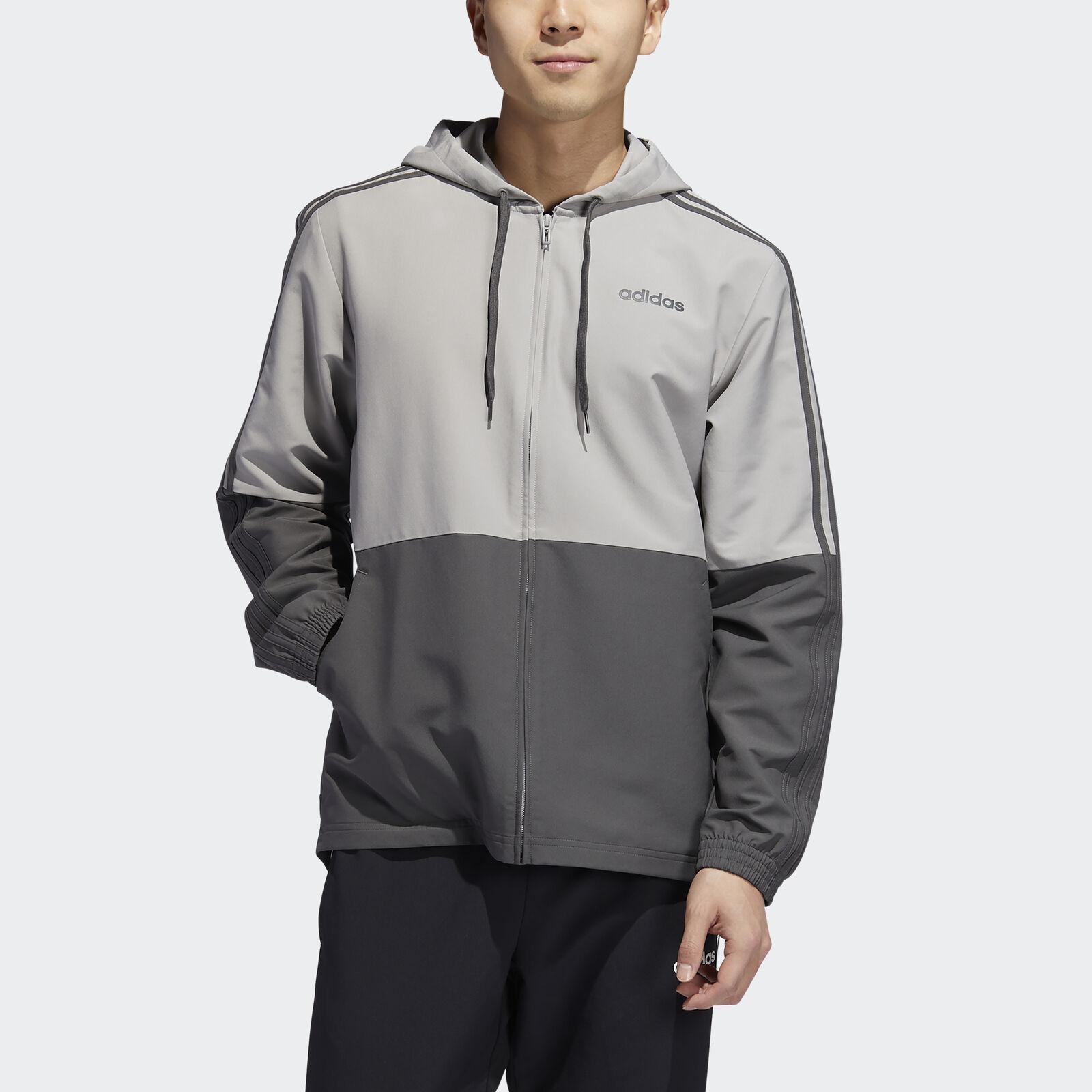 Adidas Essentials 3-Stripes Windbreaker for $16.99 Shipped