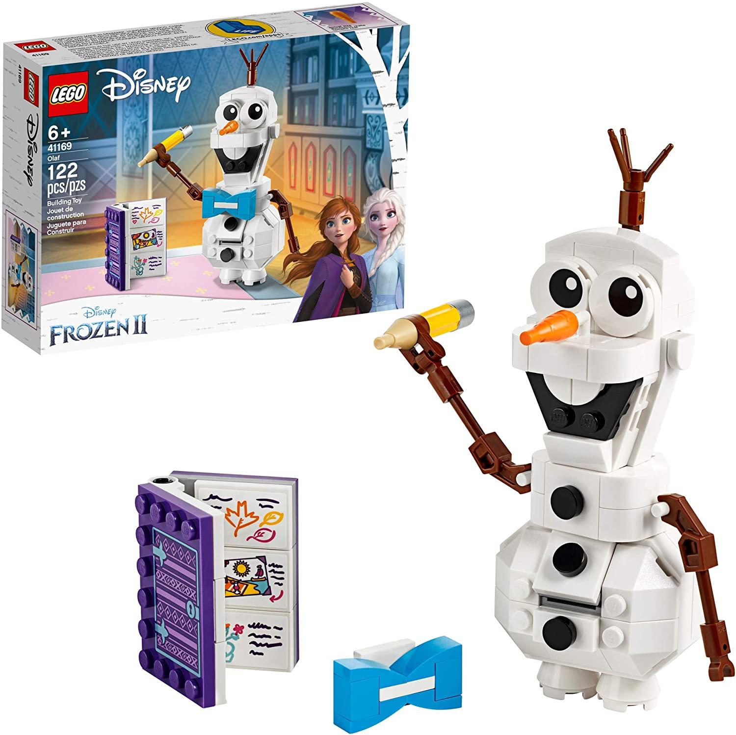 LEGO Disney Frozen II Olaf 41169 Olaf Snowman Toy Figure Building Kit for $8.95