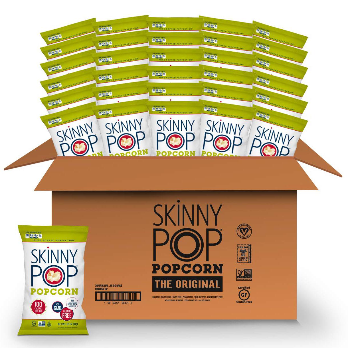 30 Skinny Pop Popcorn for $8.93 Shipped