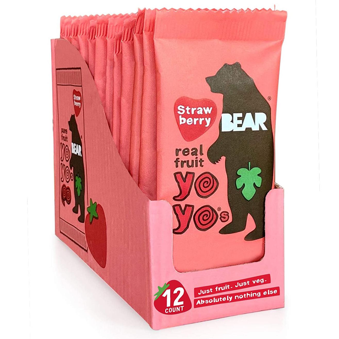 12 Bear Real Fruit Yoyos Fruit Rolls for $7.44 Shipped