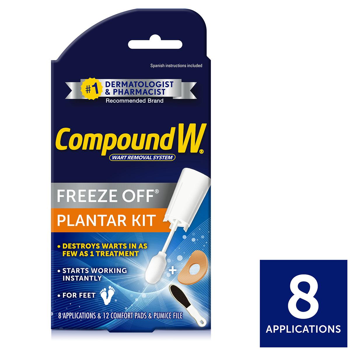 Compound W Freeze Off Plantar Wart Remover Kit for $6.33