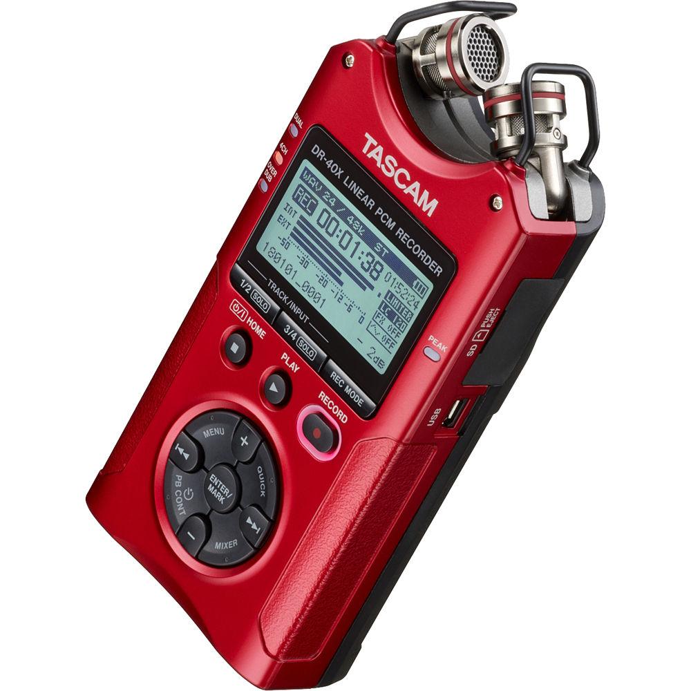 Tascam DR-40X Four-Track Audio Recorder with Headphones for $139.99 Shipped