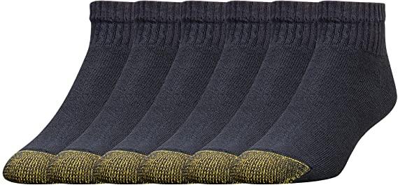 6 Gold Toe Mens 656p Cotton Quarter Athletic Socks for $12