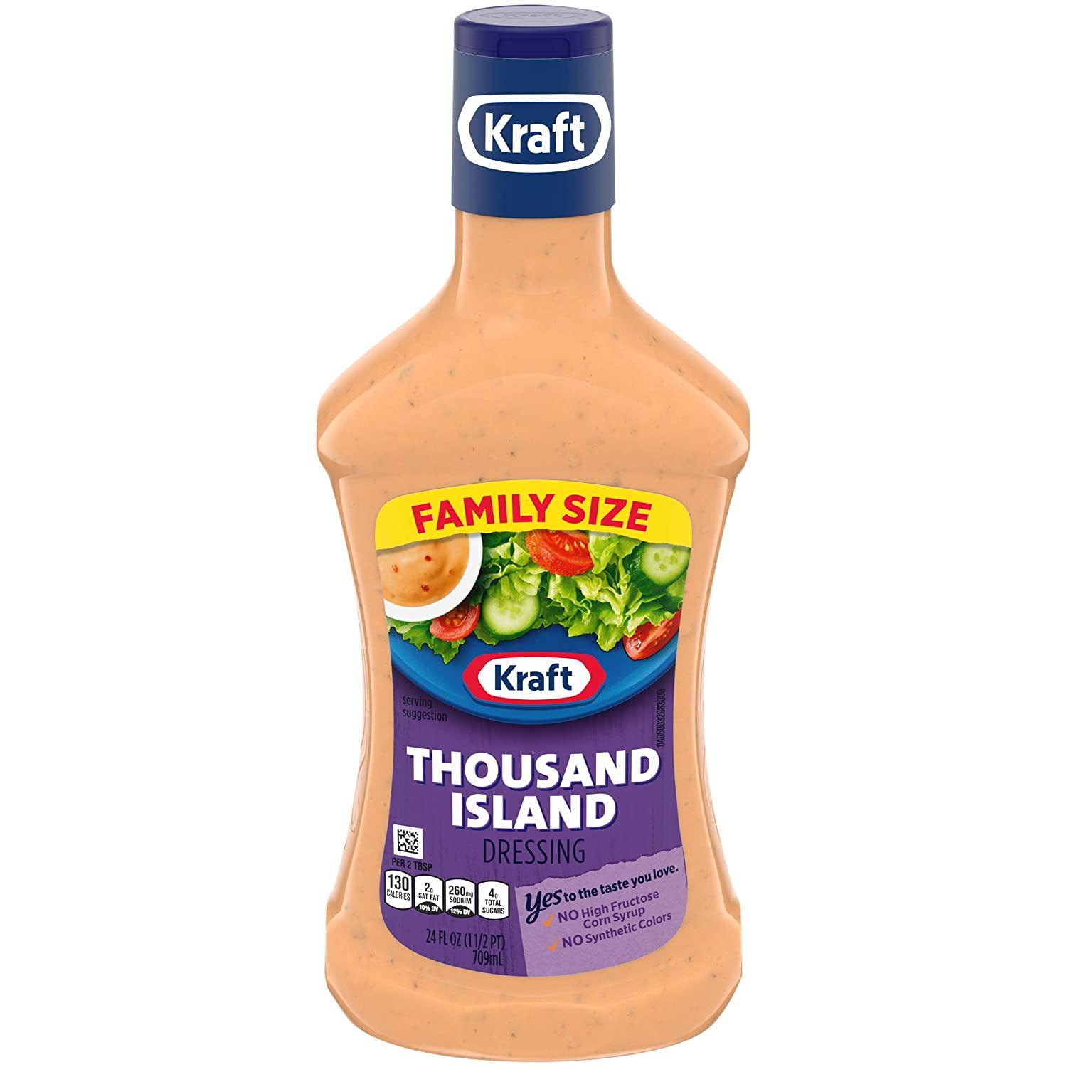 3 Kraft Thousand Island Salad Dressing for $5.97