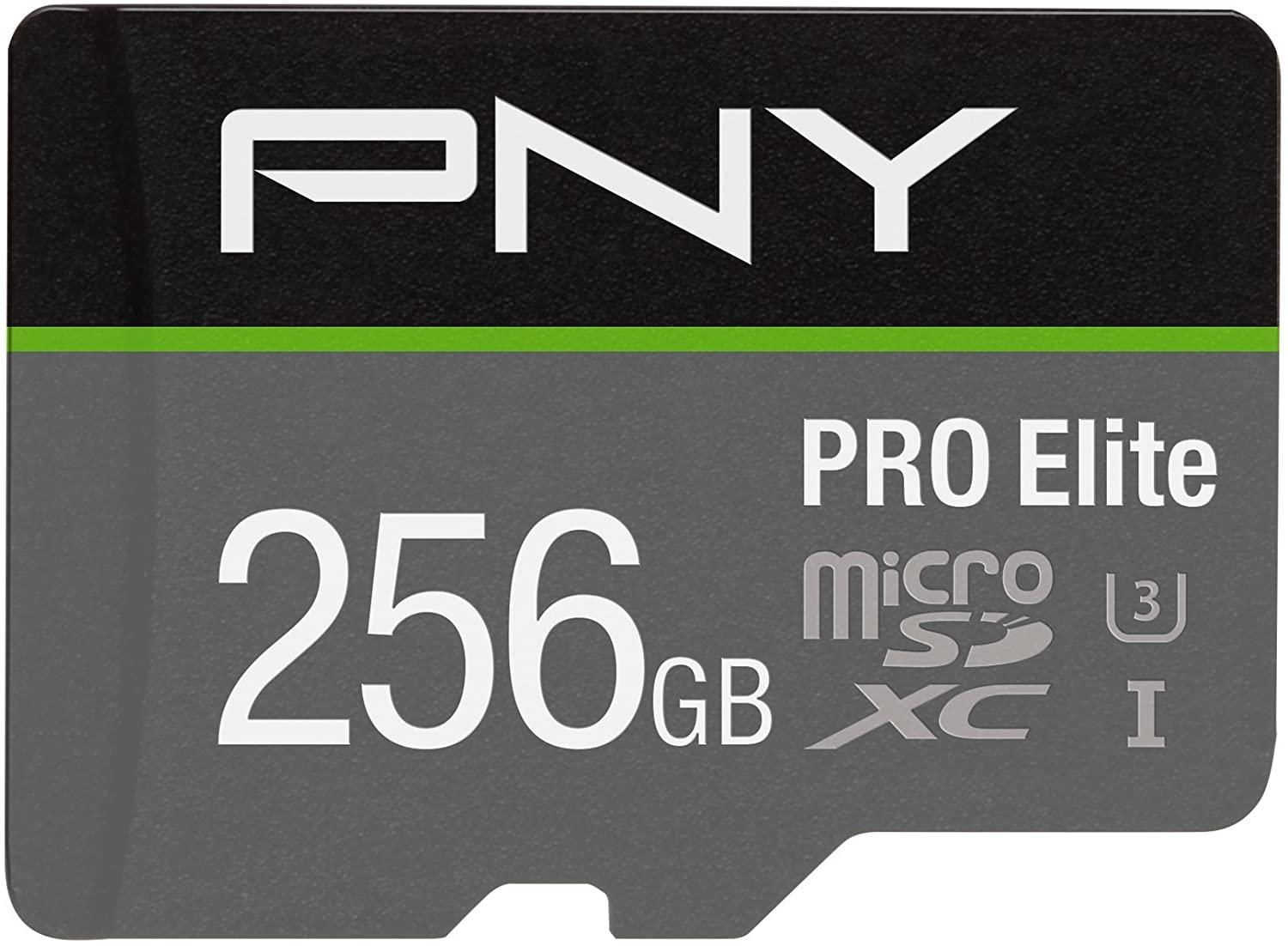 PNY 256GB U3 Pro Elite MicroSDXC Card for $32.99 Shipped