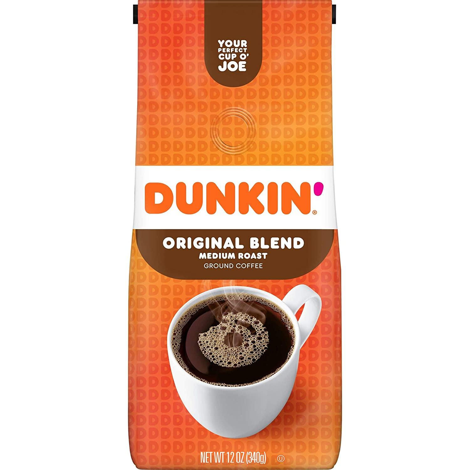 Dunkin Original Blend Medium Roast Ground Coffee for $4.74 Shipped