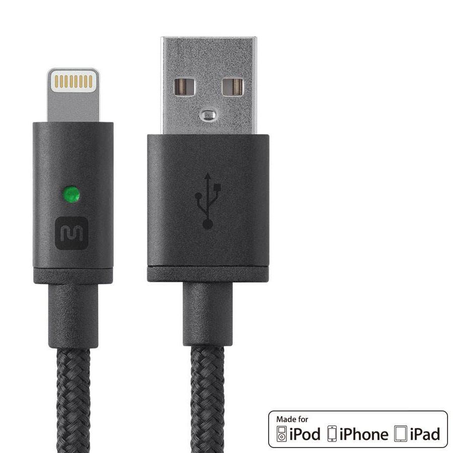 4 Monoprice Luxe Apple MFi Certified Lightning USB Cables for $20 Shipped