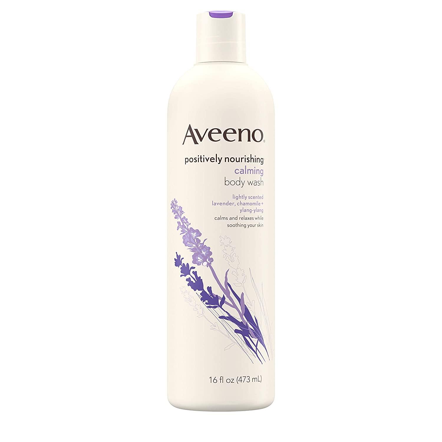 2 Aveeno Positively Nourishing Calming Body Wash for $8.23 Shipped