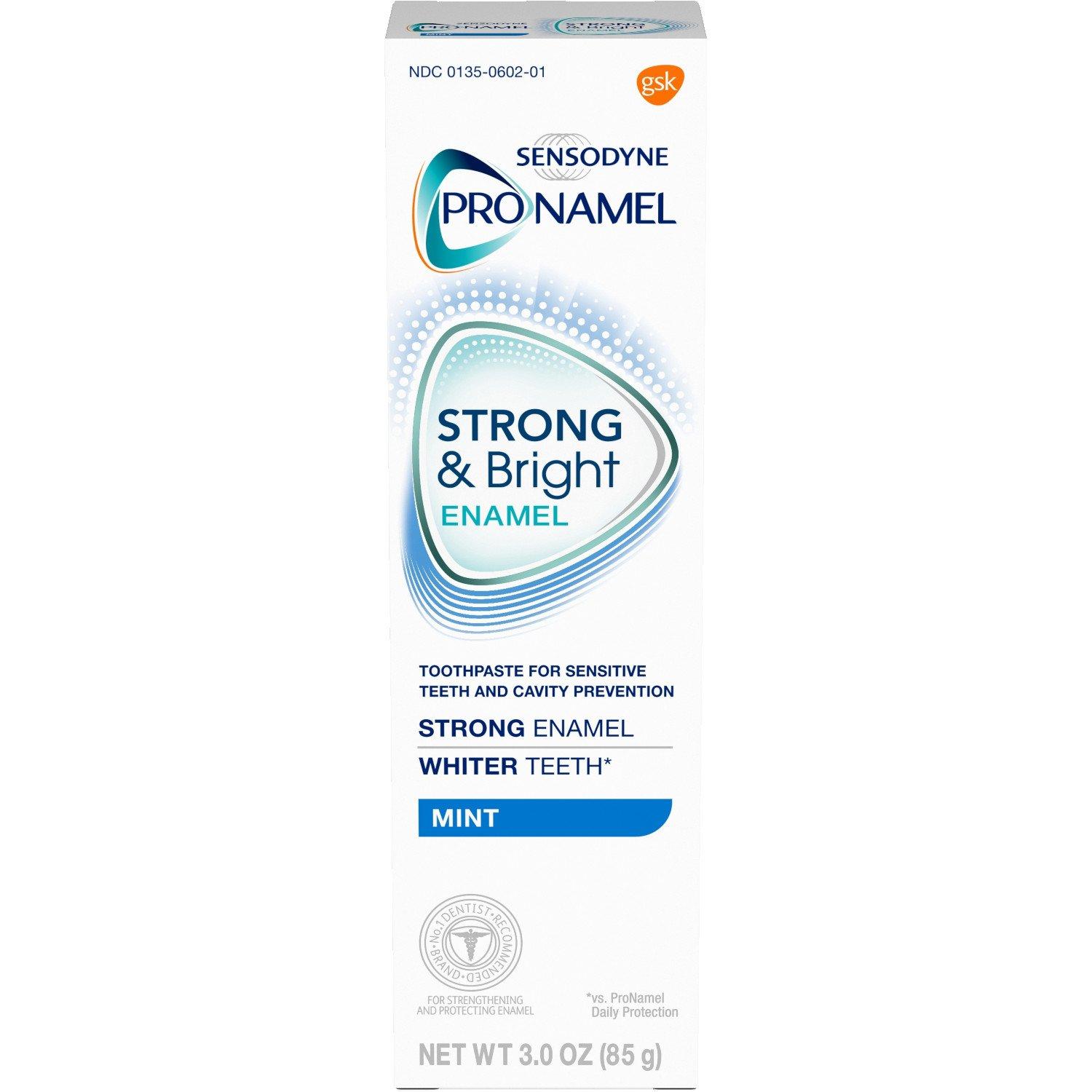 3oz Sensodyne Pronamel Strong and Bright Enamel Toothpaste for $2.85 Shipped