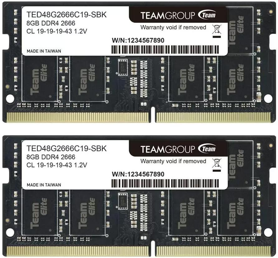 32GB Team Group Elite DDR4 3200 SO-DIMM Laptop Memory for $84.99 Shipped