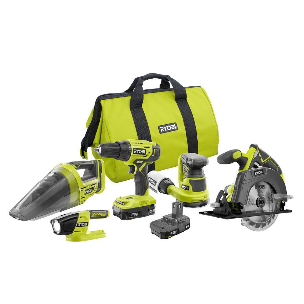 Ryobi 18v One+ Cordless 5-Tool Combo Kit for $149 Shipped