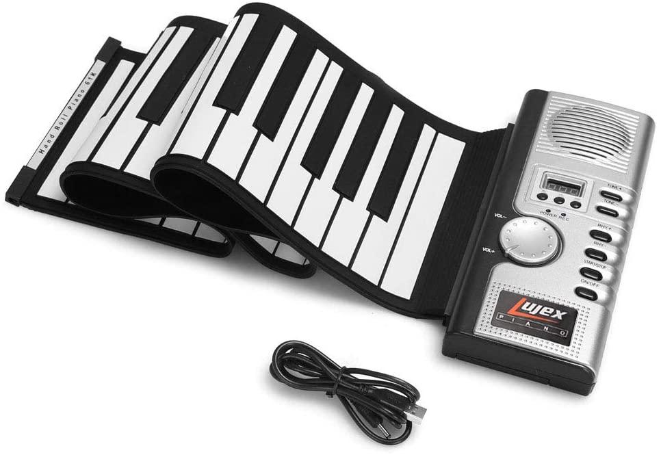Lujex 61 Keys Roll Up Piano for $28.01 Shipped