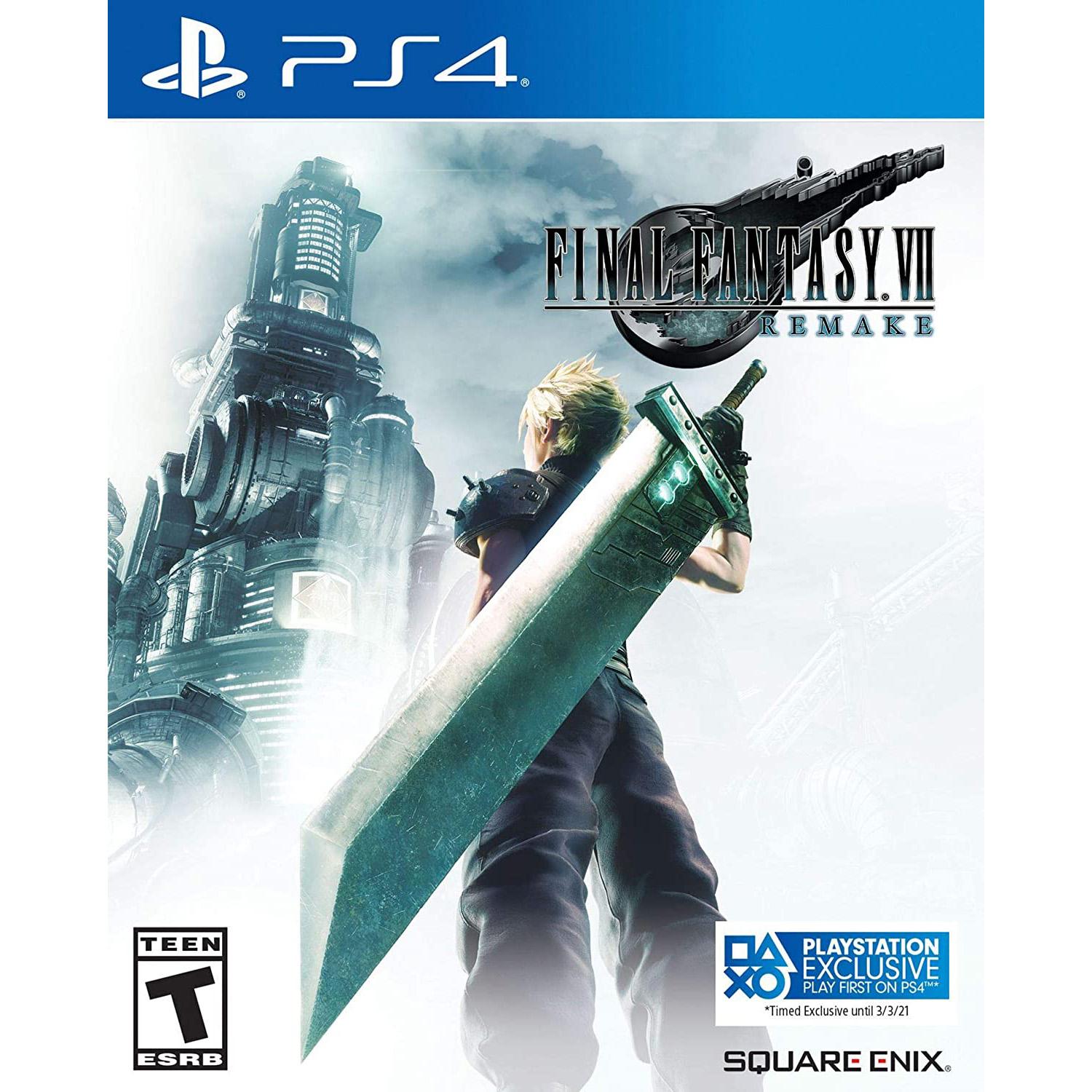Final Fantasy VII Remake PS4 for $19.99
