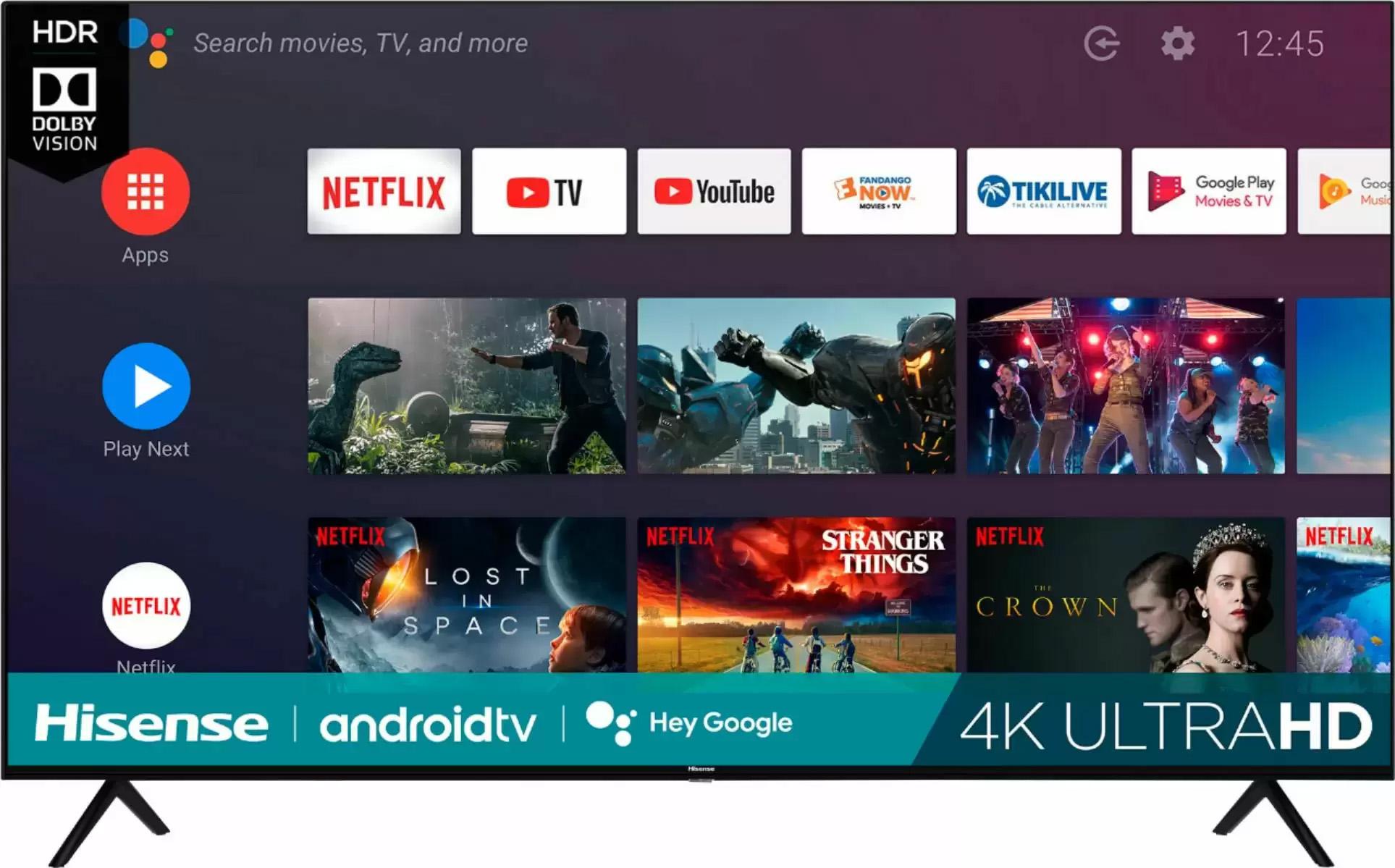 70in Hisense 70H6570G 4K UHD LED Smart Android TV for $399.99 Shipped