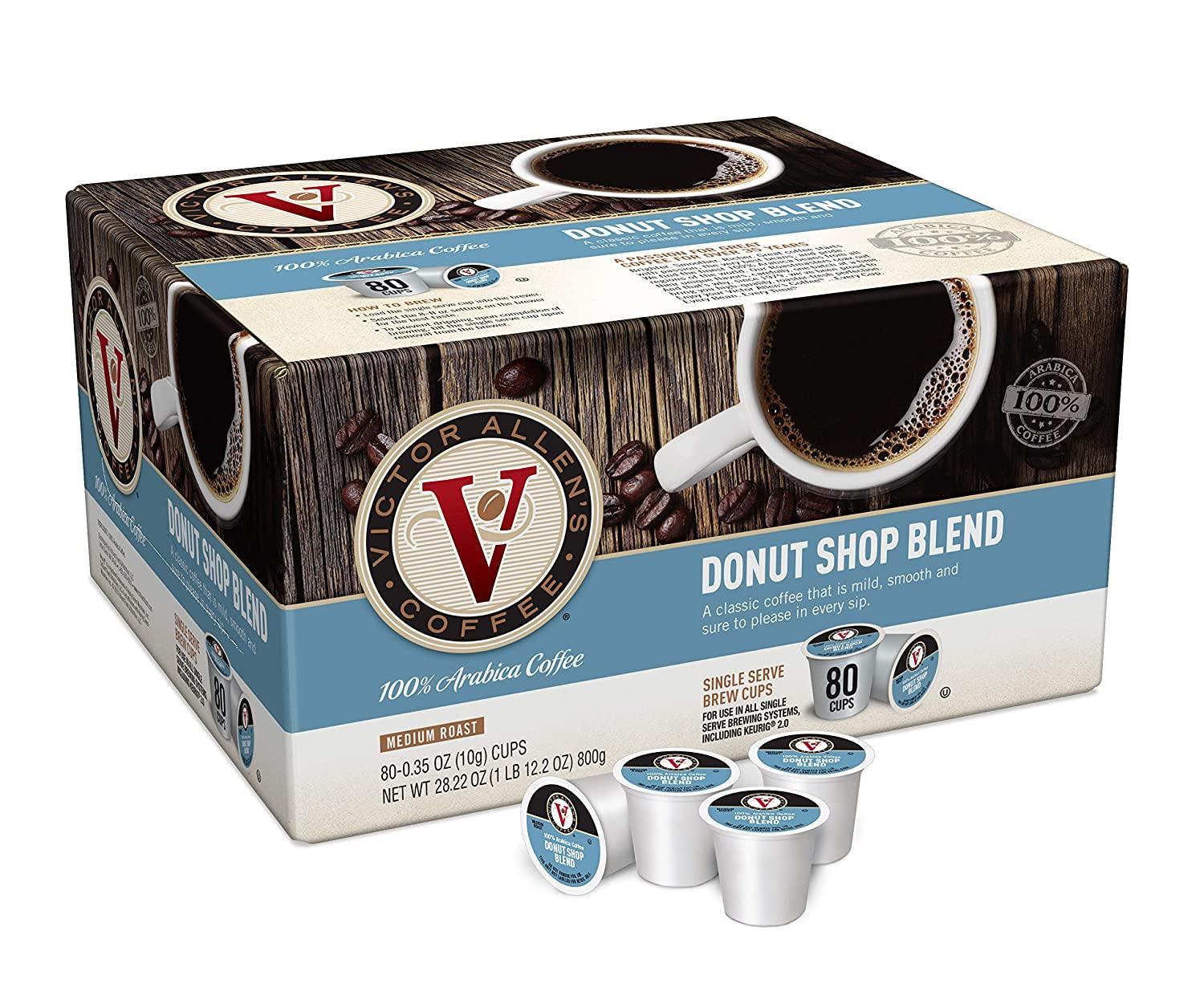 80 Victor Allen Coffee Medium Roast K-Cups for $15.30 Shipped