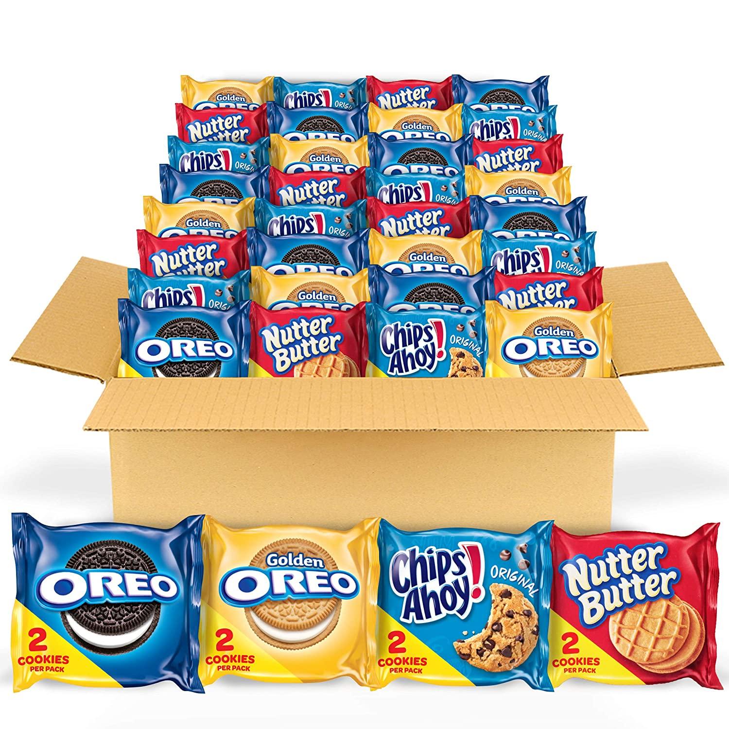 56 Oreo Chips Ahoy and Nutter Butter Cookie Pack for $11.24 Shipped