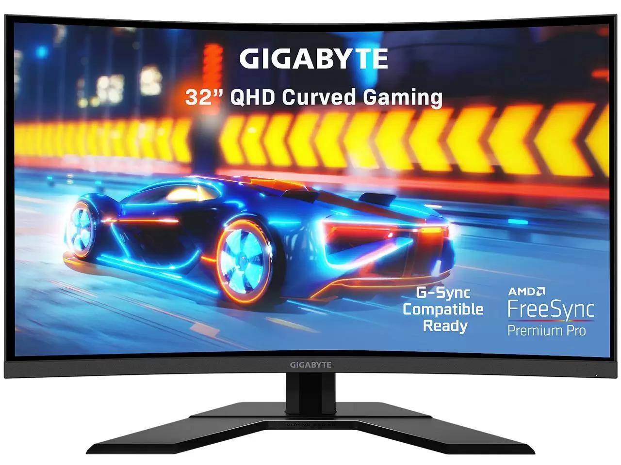 Gigabyte G32QC 32in 1440P Curved Gaming Monitor for $269.99 Shipped