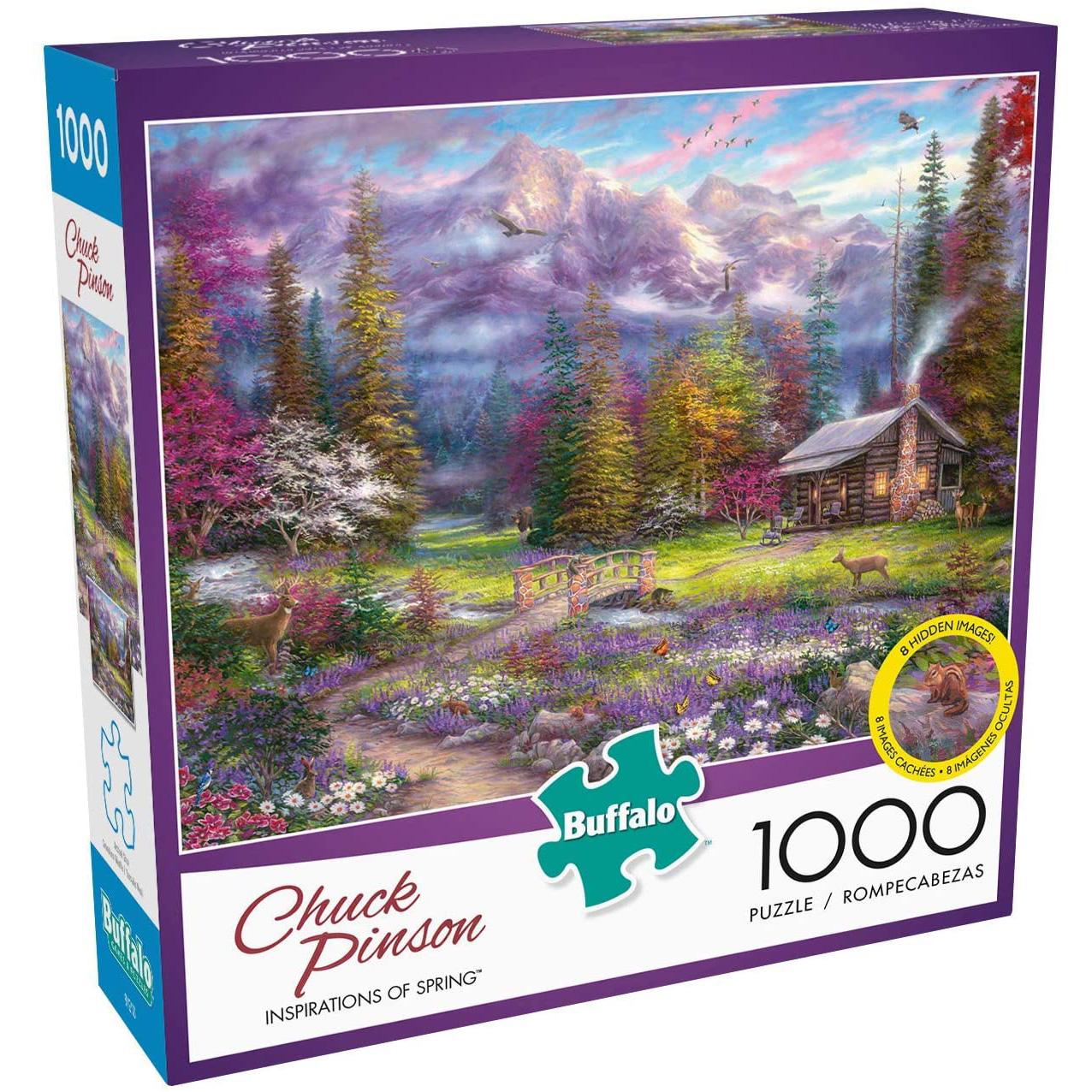 1000-Piece Buffalo Games Jigsaw Puzzles for $9.97