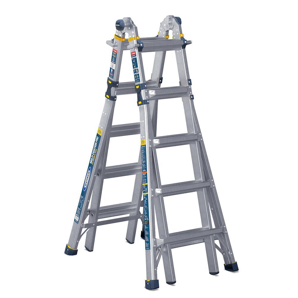 22ft Reach Aluminum 5-in-1 Multi-Position Pro Ladder for $99.88 Shipped